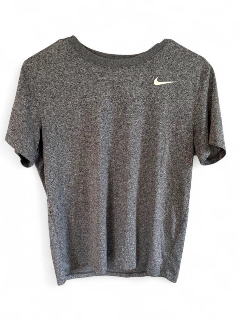 Nike Heather Charcoal Short Sleeve Performance Tee